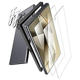 Besecou ガラスフィルム Galaxy S24 Ultra 用 保護フィルム 2枚 + カメラフィルム 2枚 旭硝子素材製 ガイド枠付き 【指紋認証対応】強化ガラス 液晶保護 9H硬度 耐衝撃 気泡防止 ギャラクシーS24 Ultra SC-52E 5G 対応