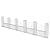 Festnight Gabion Basket U-Shape Steel Planter Fencing Wire Patio Flower Plant Bed Stone Wire Garden Outdoor Landscape Galvanized Steel Walls Panels 224.4"x7.9"x39.4"