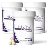 Bened Life Neuralli Cognition+ Probiotic Brain Health Supplement for Short Term Memory (Ages 50+) with Clinically Studied Strains (90-Day Supply)