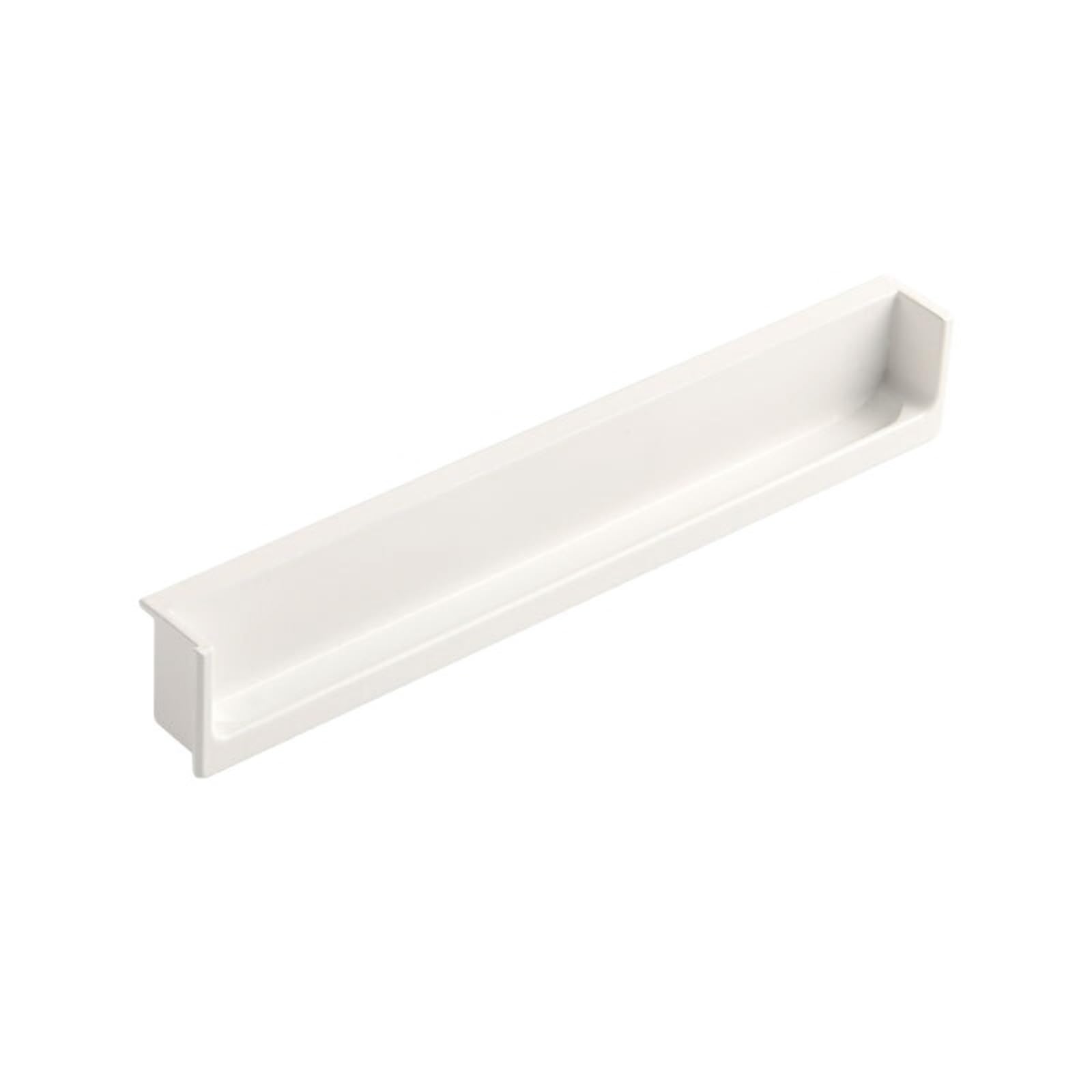 Rgoemhj One Color Concealed Pulls White Wardrobe Doors Handles Black Cabinets Drawers Recessed Finger Embedded Hidden For Doors