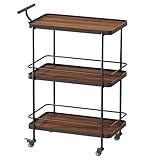 carrito para postres Solución de almacenamiento versátil: este carrito de almacenamiento rodante se puede mover sin esfuerzo a cualquier rincón de tu hogar para ayudarte a organizar artículos. Ideal para su uso en el baño, lavandería, cocina, oficina, aula y más, satisface todas tus necesidades de organización.