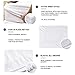 Queen Mattress Protector - 100% Waterproof Terry Cotton - Dust Proof Breathable Ultrasoft Noiseless Mattress Pad, Deep Pocket, Premium Fitted Mattress Topper - Queen Mattress Cover