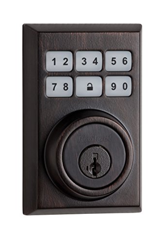 Kwikset 99090-023 SmartCode Electronic Deadbolt featuring Smart Key, Venetian Bronze