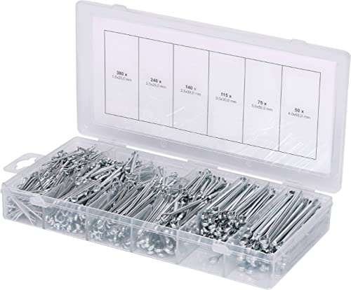 KS TOOLS 970.0330 Assortiment de goupilles, 1000 pcs Gris