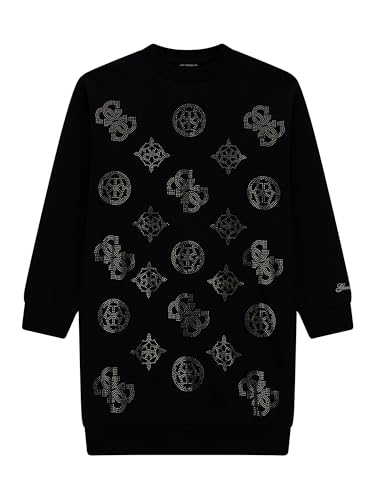 GUESS Girls' One Size French Terry Long Sleeve Dress2