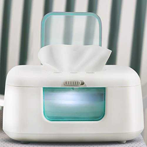 Baby Wipe Warmer & Dispenser with LED Changing Light & On/Off Switch - Jool Baby