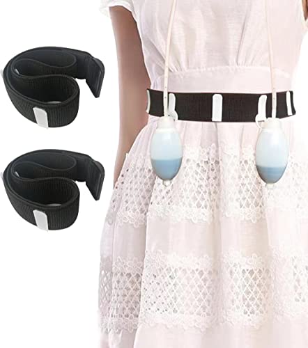 2Pcs Adjustable Belt Drain Bulb Holder For Mastectomy Tummy Tuck Surgical Abdominal Recovery Postoperative Breast Cancer Supplier Patients Drainage Bulbs Accessories (Black) #TOP24