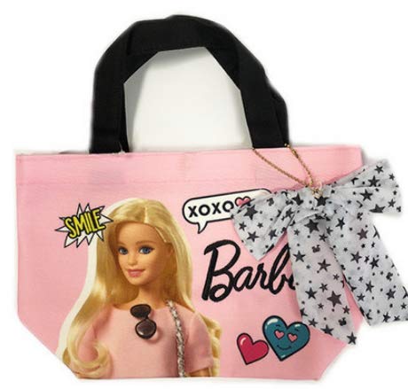 Amazon.co.jp: Barbie バービー リボン付き ランチトートバッグ サテン 