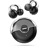 ワイヤレスイヤホン 【イヤーカフ式新感覚・長時間も快適】 イヤホン Bluetooth 3.8g 軽量 耳挟み式 ワイヤレス 58時間再生 防水 骨伝導 空気伝導 ぶるーとゅーす オープンイヤー 耳を塞がない ハンズフリー通話 マイク付き AI通話 音漏れを抑えランニング 落ちない スポーツ 通勤/通学 Type-C こつでんどう イヤフォン 耳が痛くならない コードレス