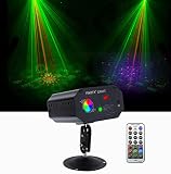 Party Lights, DJ Disco Lights, AZIMOM Stage Strobe Light Rave Light 48Lighting Mode Sound Activated
