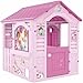 Chicos - Pink Princess Spielhaus Kinder Outdoor | Robuster und langlebiger | Gartenhaus Kinder für Jungen und Mädchen ab 2 Jahren, Rosa (89613)