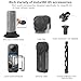 PellKing Accessories Kit for insta360 X5,Included Carrying Case with Belt,2 Pcs Metal 1/4
