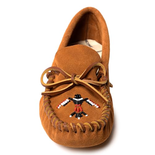 Minnetonka Men's Thunderbird Animikii Soft Leather Sole3