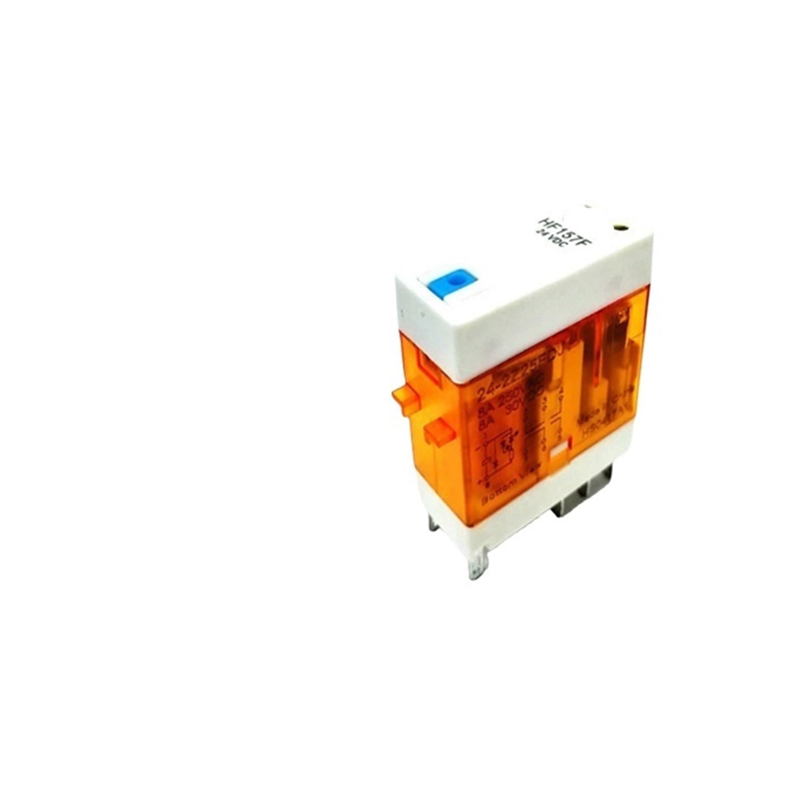 2 HF157F-24-2Z25FD2 Two Sets of Conversion 8A8 pin no Button Type with LED Industrial Control Relay(157F-2Z-C1)