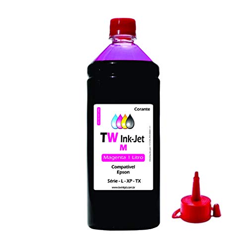 4 Litros de Tinta Para Epson EcoTank L495 TW Ink-Jet + Bico