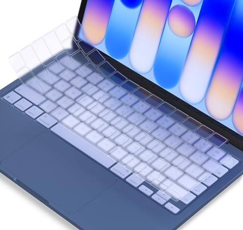 Image of Ultra Thin Keyboard Cover Protector for 2026 MacBook Neo 13 with A18 Pro Chip A3404, Premium Keyboard Skin Cover for MacBook Neo 13 inch A18 Pro Accessories, Clear (US Layout)