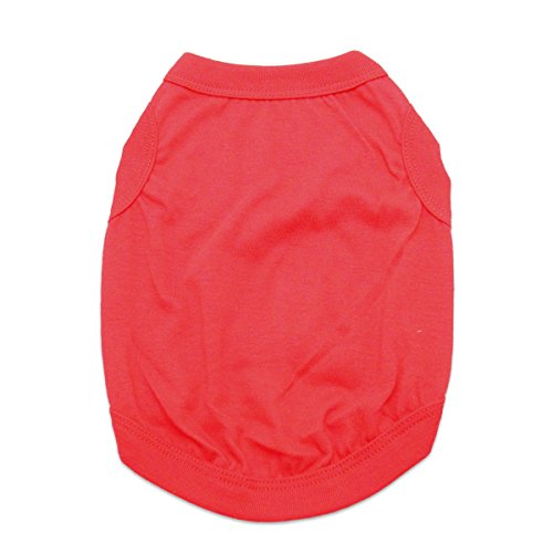 Barking Basics Dog Tank Shirt - Red - X-Large