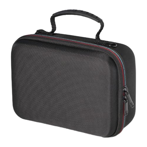 AsrMyjcx Estojo para transporte de celular, organizador rígido de EVA com alça, bolsa de viagem portátil com zíper à prova d'água para viagens ao ar livre