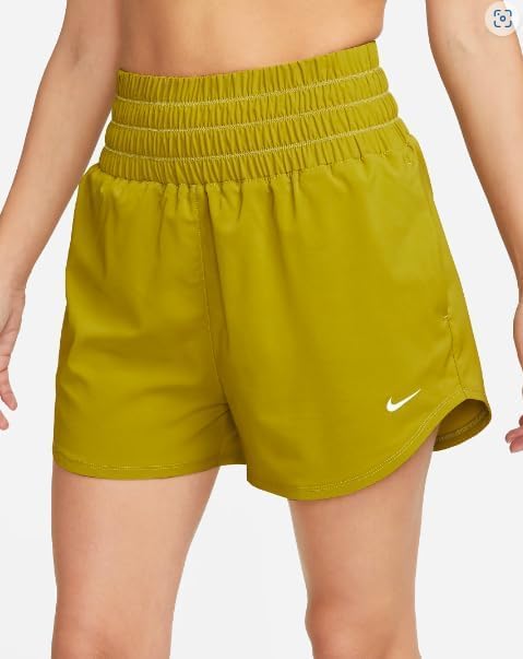 Nike One Women's Dri-FIT Ultra High-Waisted 3" Brief-Lined Shorts (US, Alpha, Medium, Regular, Regular, Bronzine) - image 2