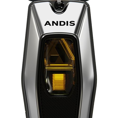 Andis 562703 Recon Professional Barber Vector Motor Beard & Hair Cordless Trimmer, DLC T-Blade, USB-C Charging with Premium Charge Stand, Black - image 3
