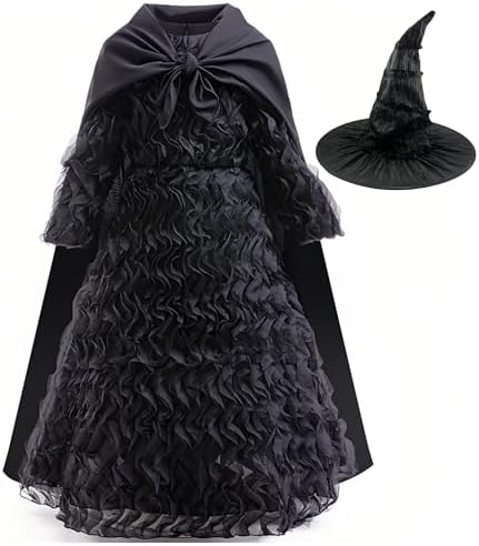 Elphaba Costume Dress for Girls Halloween Cosplay Birthday Party ...