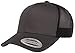 Yupoong YP Classics Retro Trucker Cap, Charcoal/Black, OSFA