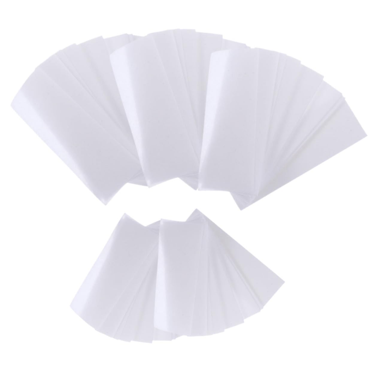 minkissy 4 szt. 5 woskowych pasków woskowych para Uñas narzędzie do czyszczenia twarzy narzędzie do depilacji paski do depilacji papier do depilacji papier woskowy do usuwania włosów paski woskowe