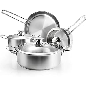Stainless Steel Pots and Pans Set, ...