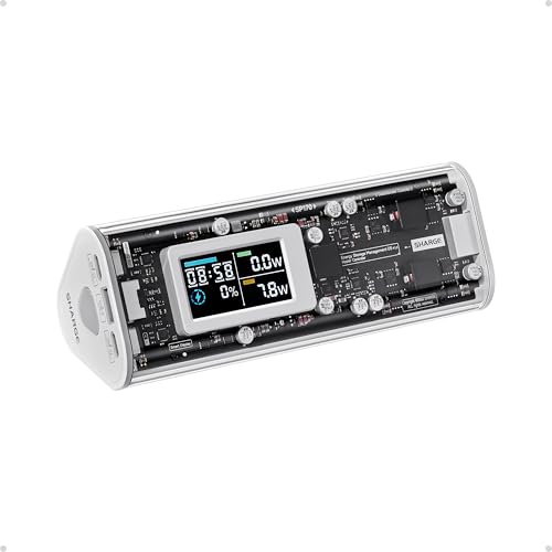 SHARGEEK 170 Power Bank, 170W Total 24,000mAh High Capacity...