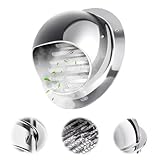 Installation intégrée : équipée de boucles réglables, l'étanchéité peut être ajustée en fonction du diamètre intérieur du tuyau, ce qui le rend facile à installer et à démonter, facile à nettoyer. Les évents de soffite sont disponibles dans diverses spécifications, diamètres 50 mm/2 pouces - 200 mm/8 pouces