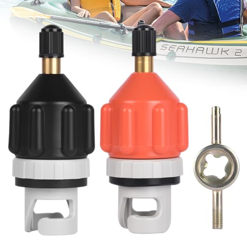 OFFCUP Adattatore per Pompa Valvola SUP 2 Pezzi Adattatore Pompa, Adattatore per Valvola Adattatore Compressore per Tavola SUP, Gommoni, Kayak, Materassino ad Aria