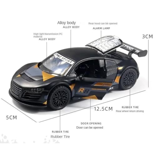Image of Diecast Metal Car Toy for Kids 1:36 Scale Model | Pull Back Action with No Light & Sound | Openable Doors | Alloy Model Car for Kids | Collectible Toy Car Gift for Boys & Adults