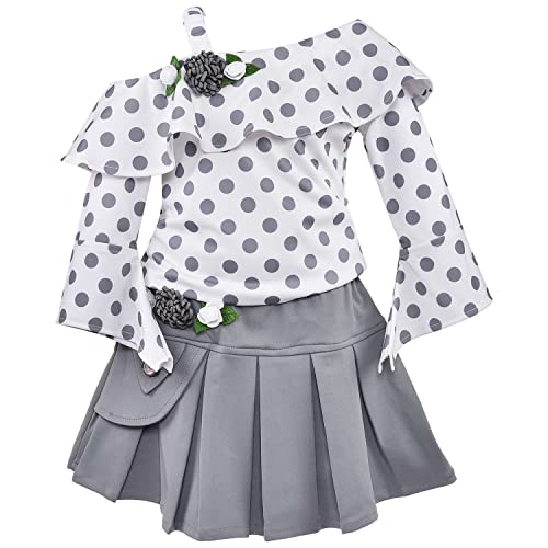 Image of Wish Karo Girls Top and Skirt Dress for Girls-(csl278)