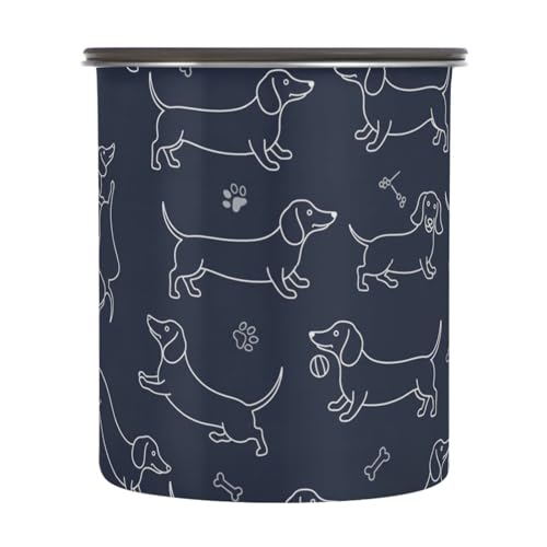 Contenedor hermético de acero para café de 900ml