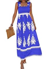 Floral Royal Blue White