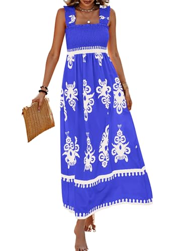 Image of PRETTYGARDEN Women's Sleveless Boho Maxi Dress
