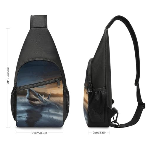 Bolso cruzado deportivo antirobo para viaje y senderismo miniatura 2