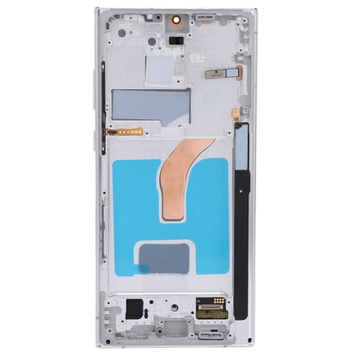 Bloc écran LCD S22 Ultra 5G vitrage tactile et afficheur assemblé sur châssis or - 5