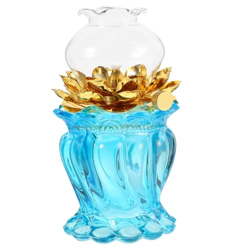 ULTECHNOVO Aceite Vintage de Forma de Queroseno para Uso Interior Regulador de Desmontable Decorativa y Práctica para Antiguos