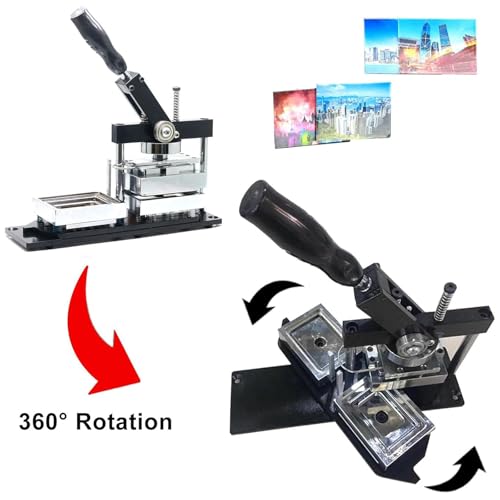 Niestandardowa maszyna Bad Maker z przecinarką i materiałami do papieru, DIY Photo Magnet Press Kit do pamiątek podróżnych, Recreatal Craft Tool dla imprez