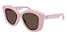 Produktbild Balenciaga BB0126S Pink/Brown 56/16/145 Damen Sonnenbrille