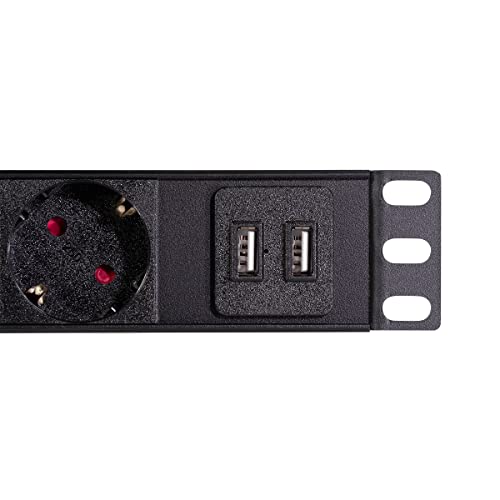 Unité de distribution d'alimentation rackable 8 prises 3500W