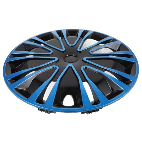 Enjoliveur de roue 15 pouces robuste en polypropylène bleu et noir