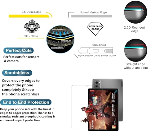 Image of Tempered Glass Screen Protector for Lenovo legion 8.8 inch
