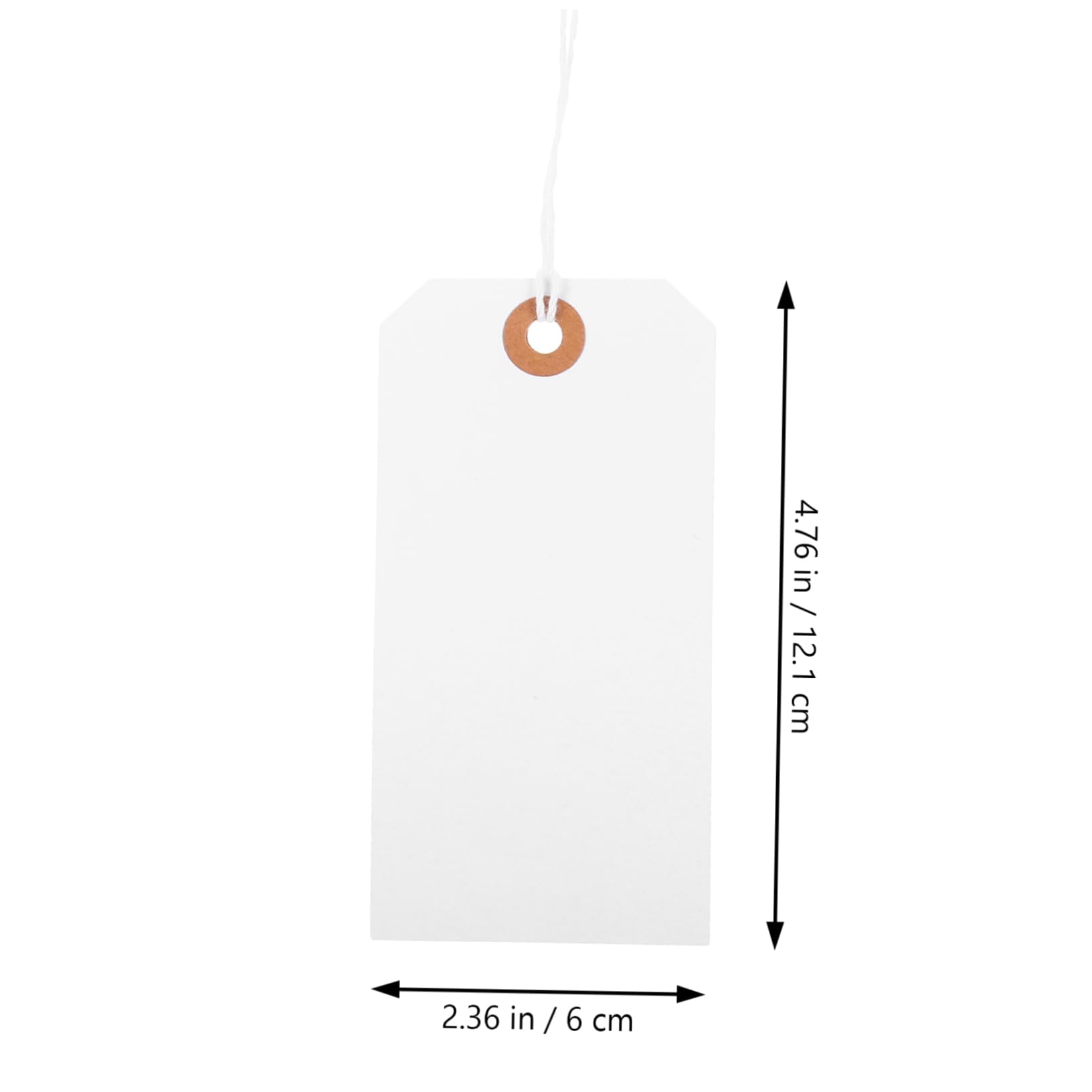 OSALADI 5 Ensembles Étiquettes Pour Le Marquage Étiquettes Vierges En Papier Étiquette De Marquage Vide Étiquettes De Bijoux Étiquettes De En Papier 100 Pièces * 5