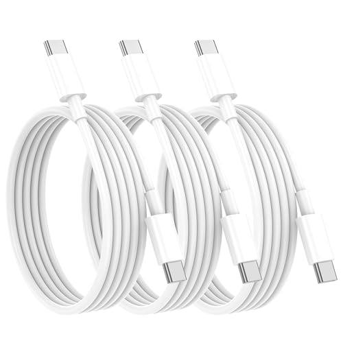 Apple USB C Charger Cable 1M 3Pack 60W USB C to USB C Cable Fast Charging Type C Cable Lead for iPhone 17 16 15 /Air/Pro Max/Plus/Pro for MacBook Pro/Air 2022/2020 for iPad Pro 2020 iPad Air 4/5