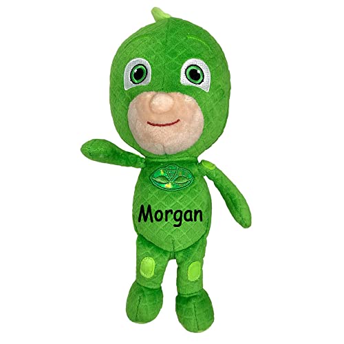 Personalized Pj Masks Character Figure - Gekko Plush Stuffed Animal Keepsake With Custom Name #TOP5