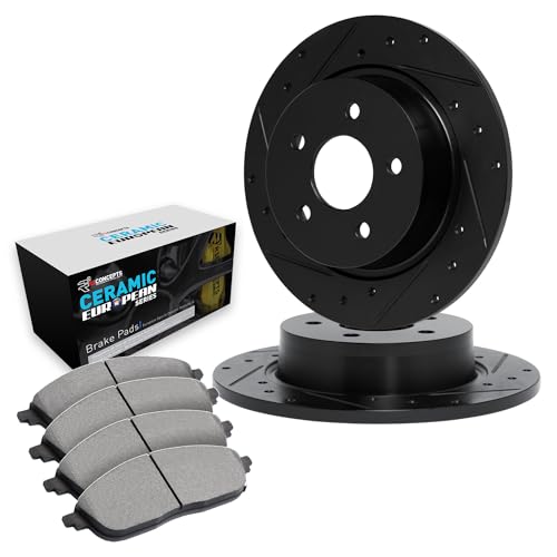 Image of R1 Concepts Rear Brake Kit Fits 2007-2008 Mercedes-Benz CL550