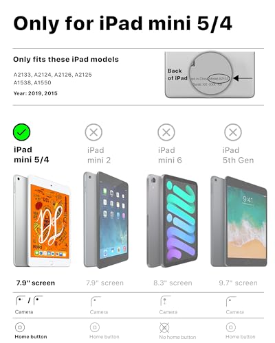 Cooper Cases Official Dynamo Kids for iPad Mini 5 (5th Generation, 2019), iPad Mini 4 (2015) | Rugged Foam, Magic Handle, Built-in Stand, Eco-Mailer