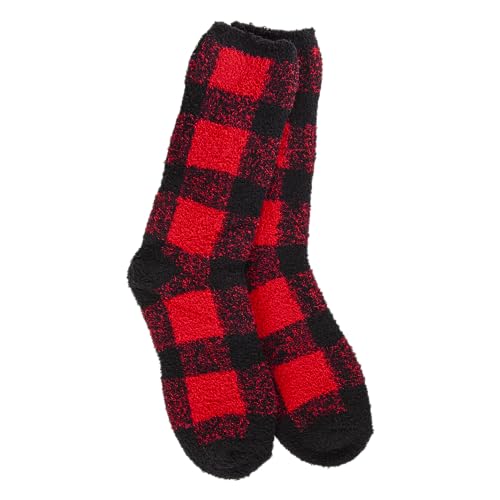 Image of World's Softest Cozy Collection Crew Socks - Smooth Multi Colors Cozy Socks - Knit Top Holiday Spirit Fashion Socks